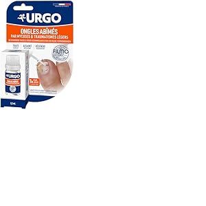 Urgo - Filmogel Ongles Ab&icirc;m&eacute;s par Mycose ou Traumatisme l&eacute;ger - R&eacute;g&eacute;n&eacute;re et Renforce l'Ongle - Pinceau Applicateur - 3,3 ml - D&egrave;s 3 ans