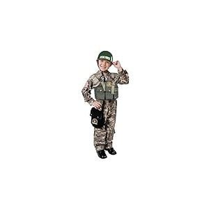 Dress Up America Ensemble De Costumes Des Forces Spéciales De L'armée Avec Casque Navy Seal - Jeu De Rôle Costume De L'armée Pour Enfants - Déguisement Militaire