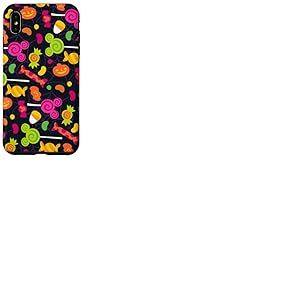 Disney Halloween Sweets Mickey Mouse Candy Pattern Coque pour iPhone XS Max
