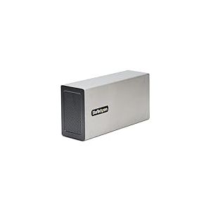 StarTech.com Boîtier PCIe Thunderbolt 3, Châssis d'Extension PCIe TB3 avec 2 Emplacements PCI Express Pour PC Portables/Bureau/Tout-en-un, Sortie 8K/4K via les Ports TB3/DP 1.4 (2TBT3-PCIE-ENCLOSURE)