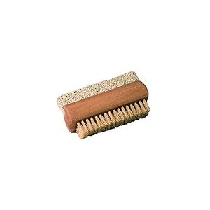 Croll & Denecke Brosse à ongles en bois avec pierre ponce naturelle