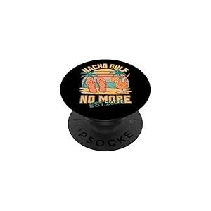 Nacho Gulf No More Est.2025 Design rétro Amusant pour Homme et Femme PopSockets PopGrip Adhésif
