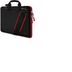 HSEOK Housse pour Ordinateur Portable avec Sangle, 15 15,6 16 Pouce Sacs &agrave; Bandouli&egrave;re pour 16 Pouces MacBook Pro M3/M2/M1 Pro/Max, MacBook Pro 15, Surface Laptop 3, 15-15,6 Pouces PC -B02K02