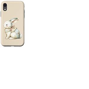 Lapin Cottagecore Pastel Coque pour iPhone XR