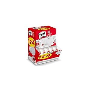 Pritt correcteur Pritt ECO Flex Sideway, application lat&eacute;rale, r&eacute;&eacute;criture imm&eacute;diate, pointe flexible, largeur env. 4,2 mm, longueur env. 10 m, set &eacute;conomique de 16 rouleaux
