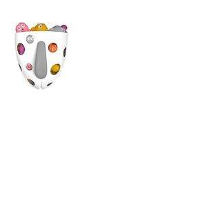 dBb Remond Range Jouets de Bain Bébé - Rangement de Jouets à poignée - Ramasse Jeux d’Eau Enfant - Fixation Murale par ventouses - Blanc