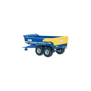 Britains Kane Dump Trailer Diecast Tractor Trailer Farm Toys Échelle 1:32 - Réplique en Métal et Plastique d'Accessoires de Ferme - Collectible pour Enfants de Plus de 3 Ans