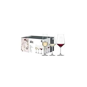 SCHOTT ZWIESEL Premium Box Tulip (lot de 18), set de verres &agrave; vin et &agrave; champagne intemporels, verres en cristal Tritan r&eacute;sistant au lave-vaisselle, fabriqu&eacute;s en Allemagne (art. n&deg; 124136)