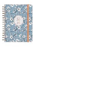 Finocam – Agenda Spirale 2026 1 Jour par page | Janvier – Décembre (12 mois) | Agenda annuel 2026 avec élastique | Double spirale Couverture rigide You – Cotton – International