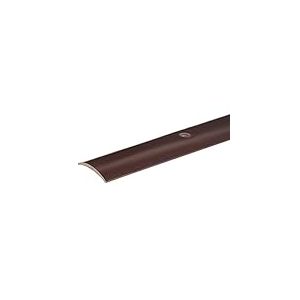 Alberts 478681 Barre de seuil Pro | PVC Rigide | Brun | 900 x 30 mm Profilés