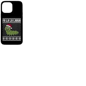 Pull moche Fa la la Larva, drôle d'insecte Noël Coque pour iPhone 13 Pro Max
