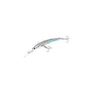 Yo-Zuri Crystal 3D Minnow Deep Diver Lure, Silver Black, 5-1/4-Inch