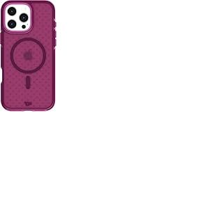tech21 EvoCheck – Coque de Protection Contre Les Chocs pour iPhone 16 Pro Max, Compatible avec MagSafe, Prune