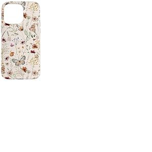 Fleur sauvage papillon amoureux fleur d'été Coque pour iPhone 15 Pro Max