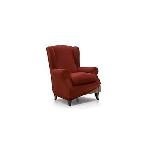 FAVERTI&reg; Housse de Fauteuil &agrave; Oreilles &eacute;lastique de 70 &agrave; 100 cm | Mod&egrave;le Reale | Housse r&eacute;glable pour Fauteuil &agrave; Oreilles Universelle | Protecteur de qualit&eacute; en Tissu Jacquard Toucher Coton