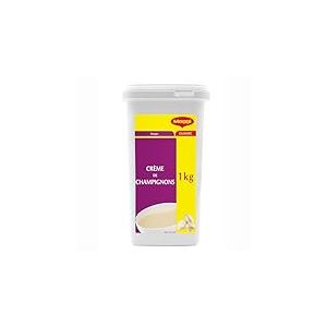 MAGGI PROFESSIONAL Crème de Champignons 10L - Potage Instantané aux Champignons de Paris - 50 Portions de 200ml - Format Professionnel - Boîte de 1kg pour 10L de Soupe