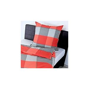 Bierbaum Parure de lit, Rouge, 155 cm x 220 cm