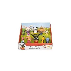 Bing Lot de 10 Figurines et Amis, Figurines, Bleu