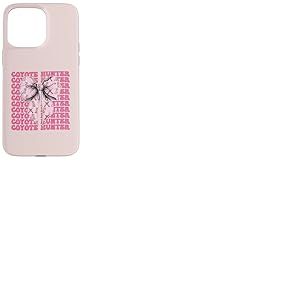 Ruban Rose Coyote Chasseur Coyote, Coquette Coque pour iPhone 15 Pro Max