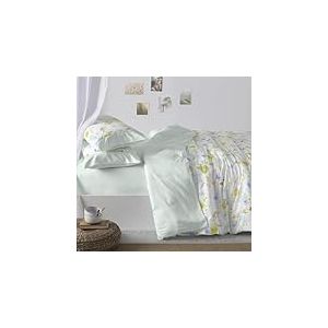 Burrito Blanco Housse de Couette imprimée, pour lit de 150 à 160 cm (+ Dimensions Disponibles), Design 140, Couleur Vert d'eau (150-160 x 190/200 cm)