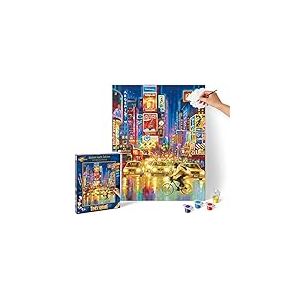 Schipper New York Times Square 609130815 Peinture par numéros pour Adultes avec pinceaux et peintures acryliques 40 x 50 cm