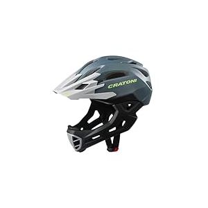 Cratoni Casque de vélo Mixte, Gris/Noir, 54-58