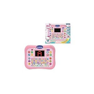 Lexibook, Hello Kitty, Tablette &eacute;ducative parlante bilingue ABC Hello Kitty avec Touches tactiles et &eacute;cran LED, Anglais/Fran&ccedil;ais, JCPAD007HKi1LXB