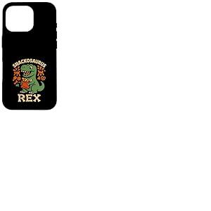 Dino Snackasaurus Mignon Donut Dino Préhistorique Gourmand Pizza Donut Coque pour iPhone 16 Pro