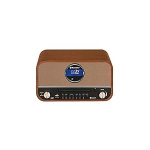 Roadstar HRA1782ND+BT St&eacute;r&eacute;o Vintage, Radio Dab/Dab+/FM, Lecteur CD-MP3, St&eacute;r&eacute;o, Bluetooth, USB Fonction de Enregistrement, AUX in RCA, T&eacute;l&eacute;commande, Connexion pour Casque, R&eacute;tro, en Bois