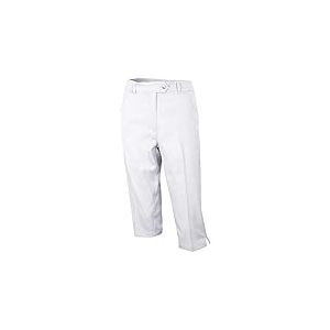 Island Green Pantacourt de golf pour femme, Femme, Pantalon de golf, IGLPNT1487SS_WHIT_18, blanc, 18 Extra Short