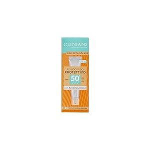 CLINIANS | Fluide Protecteur Visage SPF50+, avec Acide Hyaluronique, 40mL