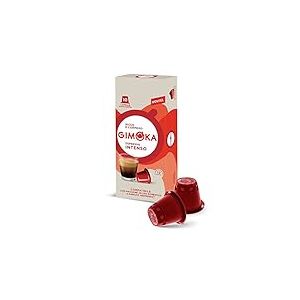 Gimoka M&eacute;lange Espresso Intenso intensit&eacute; 12/13-100 Capsules - Compatibles avec les machines &agrave; caf&eacute; &agrave; usage domestique Nespresso* - Produit en Italie (lot de 10 x 10)