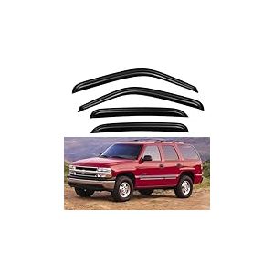 D&eacute;flecteurs Anti-Pluie et Pare-Soleil de vitres lat&eacute;rales pour Chevrolet Tahoe/GMC Yukon 2000-2006 et Cadillac Escalade de 2002-2006