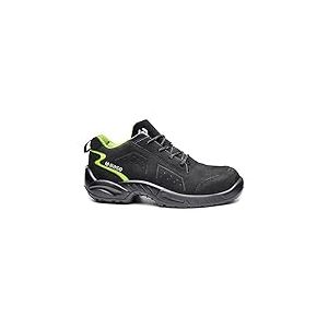 Base Protection, Chester Chaussure de Sécurité pour Hommes et Femmes, Noir et Vert, Taille 49