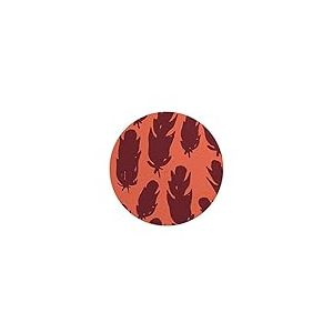 Questo Casa, Tapis de Souris Rond imprimé numérique avec Fond antidérapant pour Bureau et Maison Diamètre 22 cm