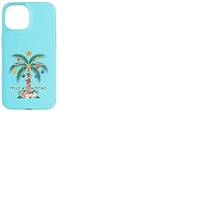 Mele Kalikimaka Palmier de No&euml;l hawa&iuml;en Coque pour iPhone 15