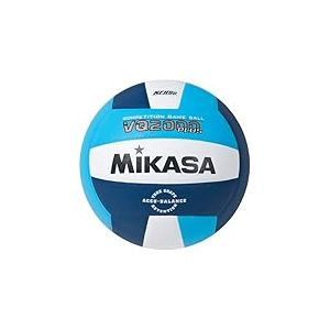 MIKASA Micro Cell Ballon de Volleyball Bleu Marine/Blanc Mixte, Columbia Blue/Navy/White, Official Size and Weight