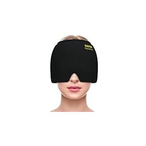 SURFOU Masque Migraine Miracle Froid, Bonnet Anti Migraine Mask Réutilisable et Céphalées, Masque Anti Migraine Froid, Migraine Relief Cap Conception Monocouche, Chapeau Cold Therapy Relief