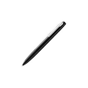 Lamy Stylo bille aion black – stylo bille à mécanisme rotatif dans corps en alu anodisé, léger et sans soudure– clip en acier inox.– largeur de trait M– recharge M16 noire grande capacité incl.