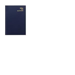 Letts of London Agenda journalier 2025 format A5 - Bleu