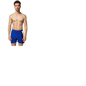 Tommy Hilfiger Short de Bain Homme Medium Drawstring avec Cordon de Serrage, Bleu (Wedge Blue), M