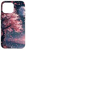 Sakura Cerisier Fleur de Cerisier Lune Coque pour iPhone 16 Pro Max