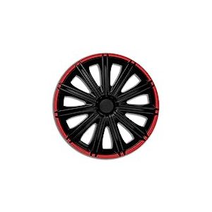 Jeu d'enjoliveurs Nero R 16-inch noir/rouge