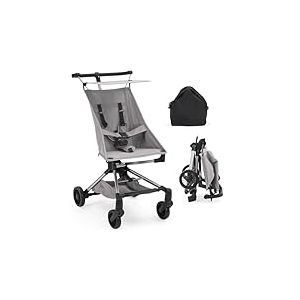 Garvee Poussette Canne Ultra L&eacute;g&egrave;re - Poussette B&eacute;b&eacute; Compacte <10 LBS Pour Avion Avec Sac De Transport, Pliable &agrave; Une Main, Canop&eacute;e R&eacute;glable, Roues 360&deg;, Harnais 3 Points, Poussette Voyage 6-36 Mois