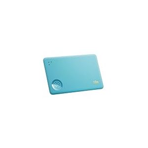 Tile by Life360 Slim (2024) - détecteur de Portefeuille, Tracker Bluetooth et localisateur d'objets pour étiquette de Bagage, Passeport et Autres. Compatible avec iOS & Android. Lot de 1 (Aqua Lemon)