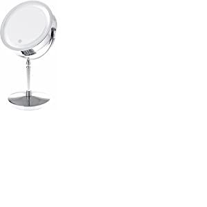 TUKA-i-AKUT TKD3144N-7x Miroir de Maquillage LED à intensité Variable grossissant 7 x Miroir de Maquillage Lumineux pour Rasage Double Face