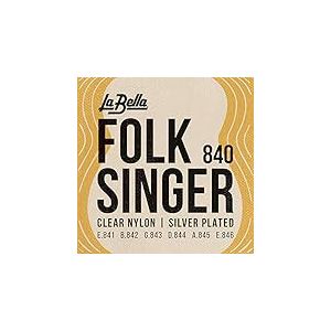 Labella L840 Folk Singer Série Jeu de Cordes en nylon à boule Medium Tension