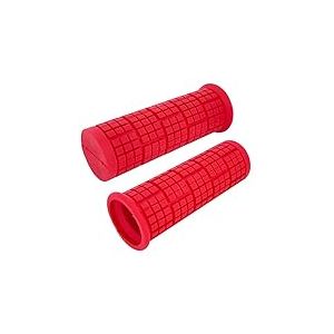 cyclingcolors Poignée vélo Confort 22mm tournante Cycle antidérapant VTT Ville BMX Enfant Adulte Paire (Rouge)