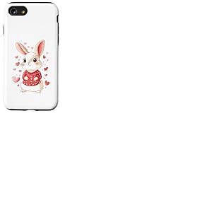Lapin Coeur Femme Amour Saint-Valentin Fille Lapin Coque pour iPhone SE (2020) / 7/8