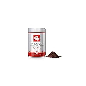 Illy Café moulu pour espresso Torréfié CLASSICO, 6 boîtes de 250 g